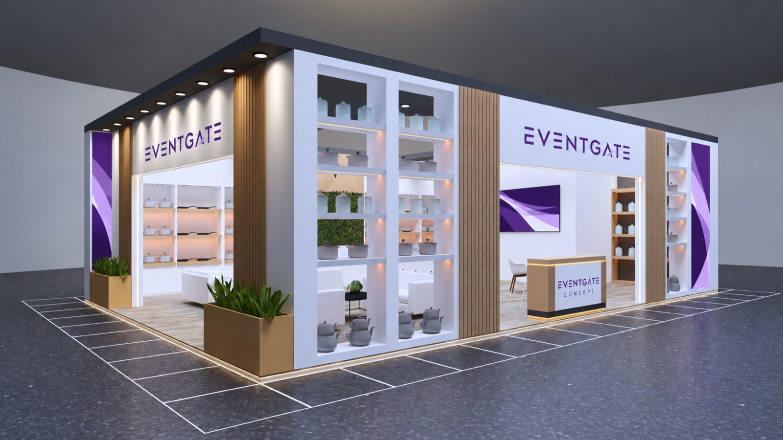 EVENTGATE CONCEPT — Wooden Stand — Concept 07