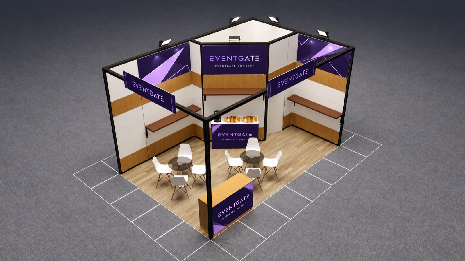 EVENTGATE CONCEPT — Maksima Stand — Concept 08