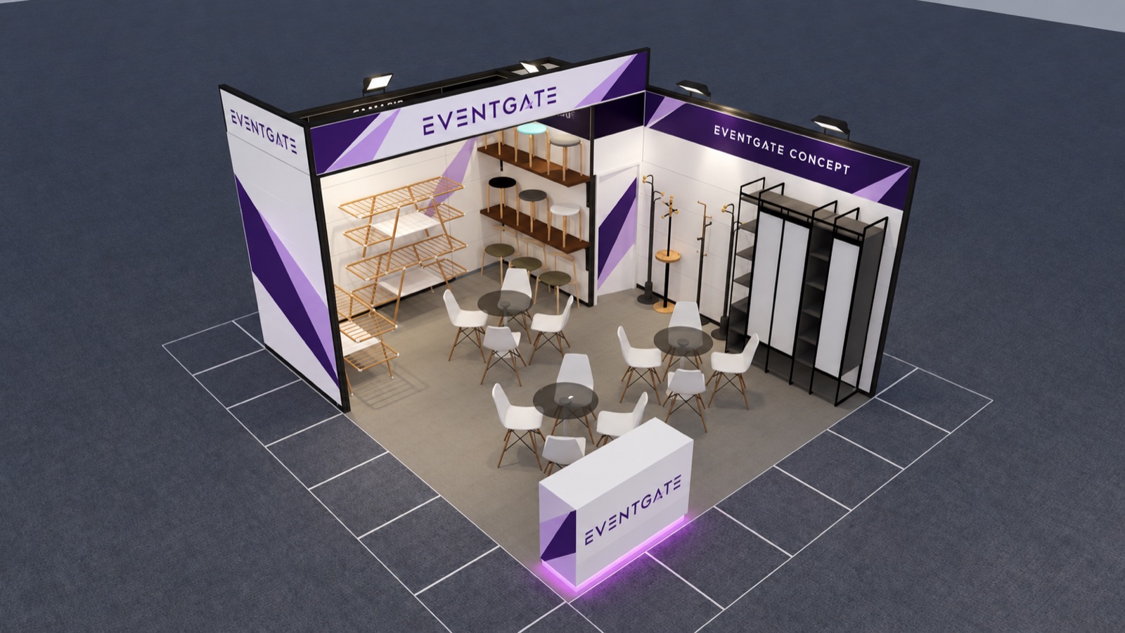 EVENTGATE CONCEPT — Wooden Stand — Concept 10