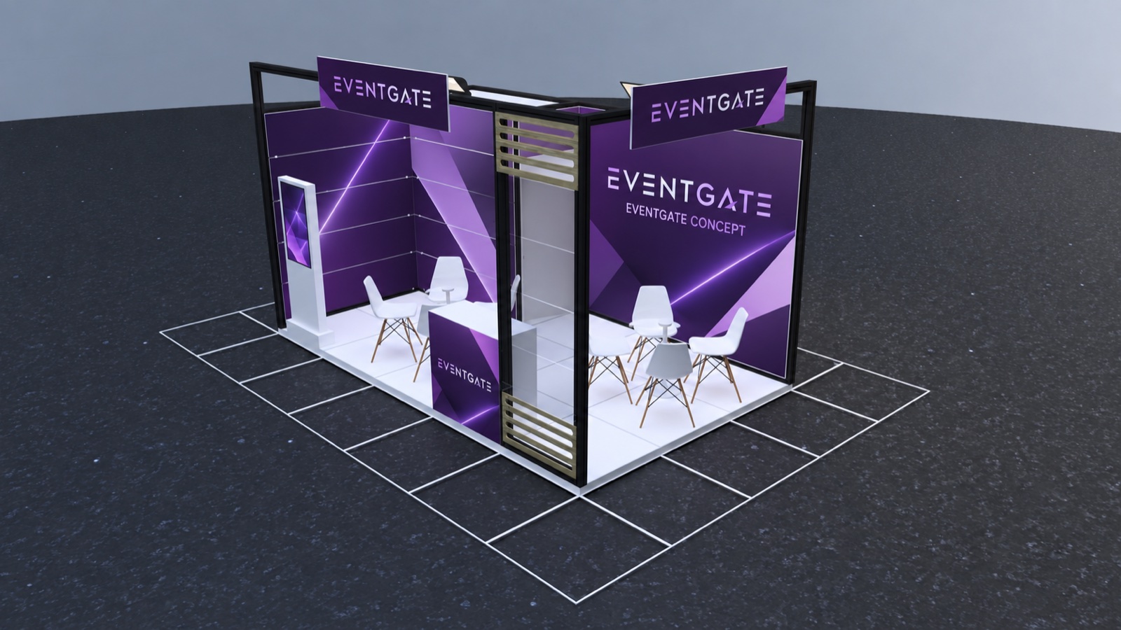 EVENTGATE CONCEPT — Maksima Stand · 15 m² — Concept 11