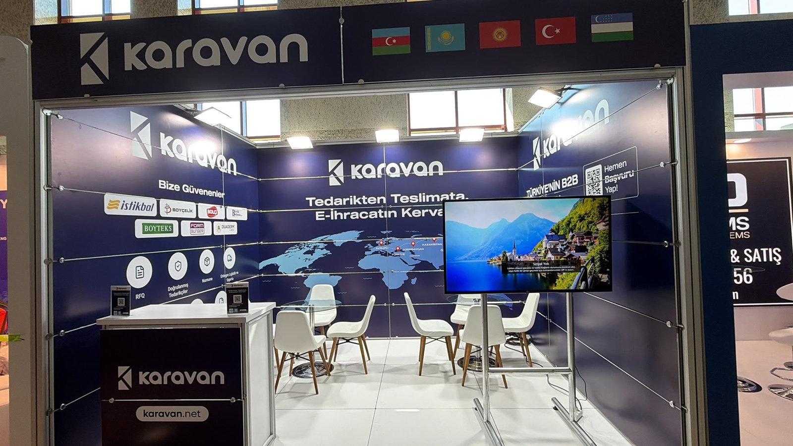 Karavan exhibition stand built in Istanbul