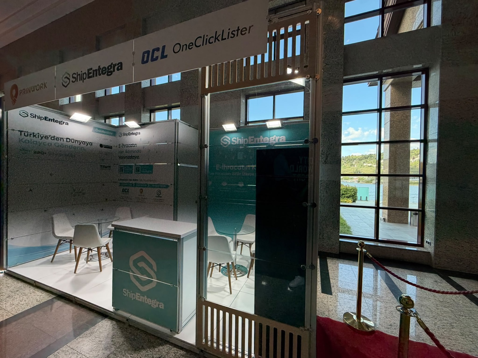 ShipEntegra exhibition stand built in Istanbul